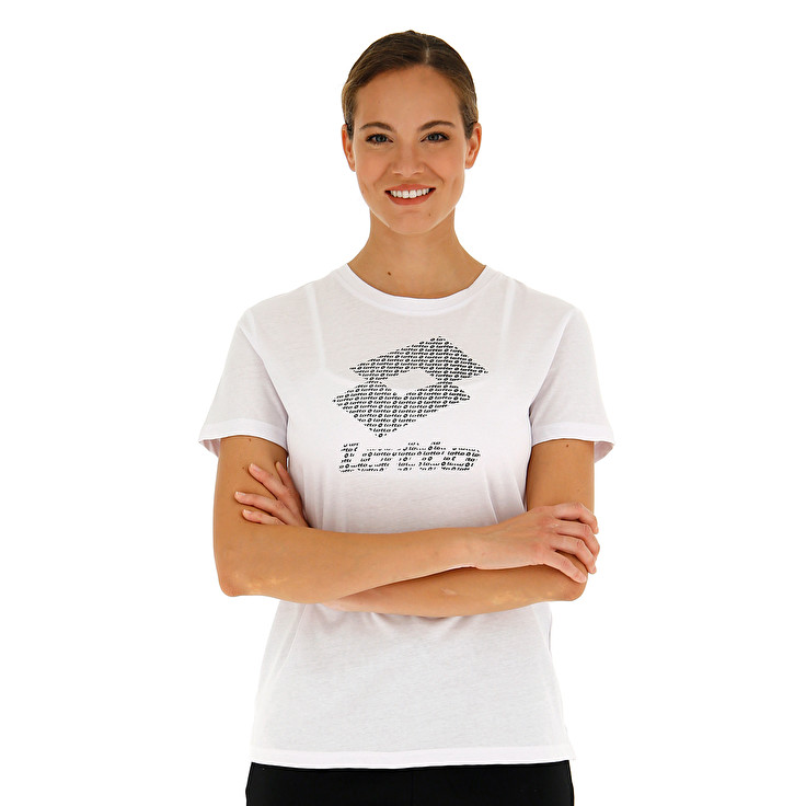 Lotto Smart Prt1 Js Camisetas Mujer - Blancas - Colombia NJOGVBY-43